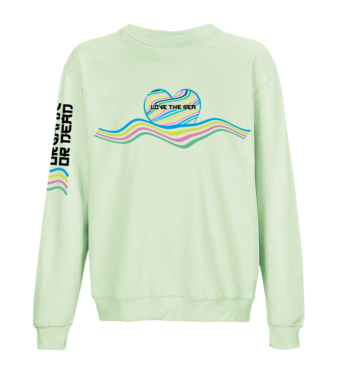 SUDADERA LOVE THE SEA MUJER