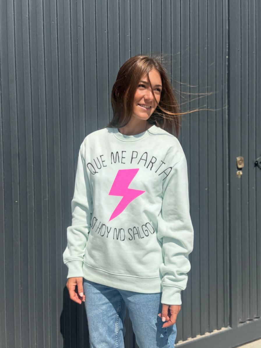 SUDADERA QUE ME PARTA UN RAYO