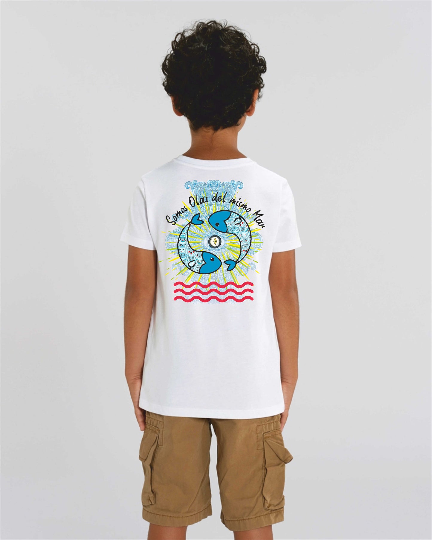 CAMISETA OLA PECES