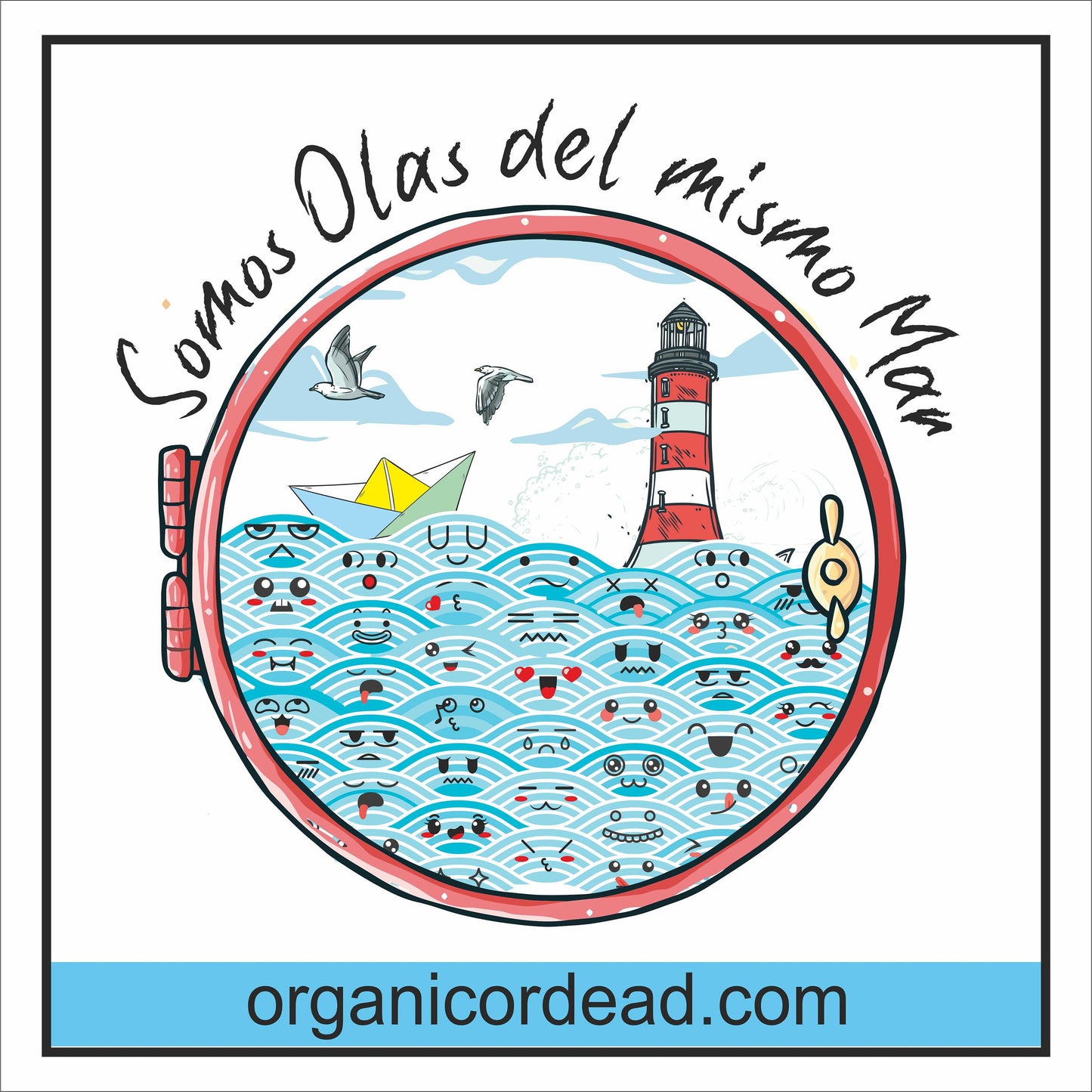 CAMISETA SOMOS OLAS