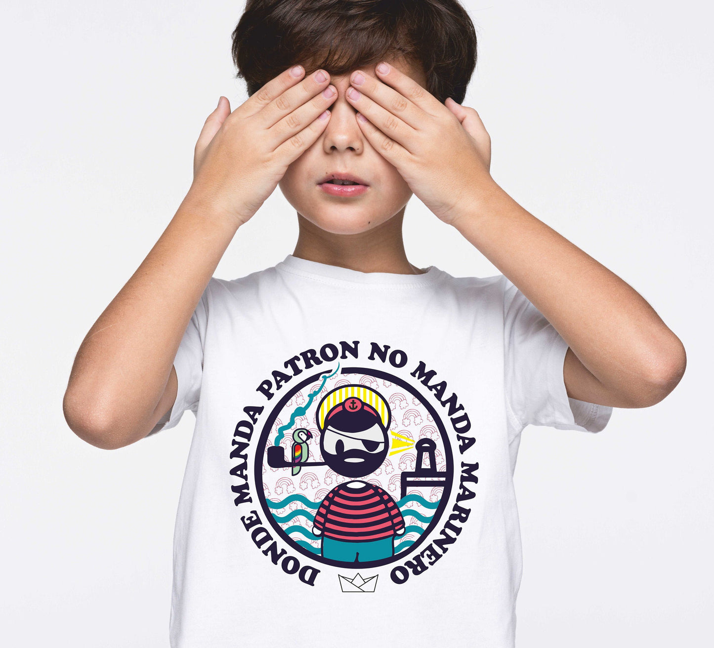 CAMISETA DONDE MANDA PATRON NO MANDA MARINERO