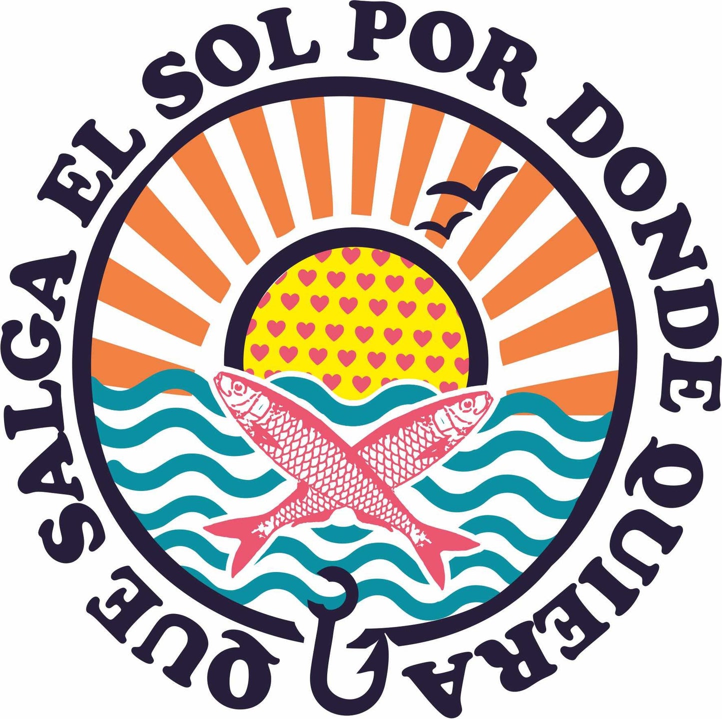 CAMISETA SALGA EL SOL POR DONDE QUIERA