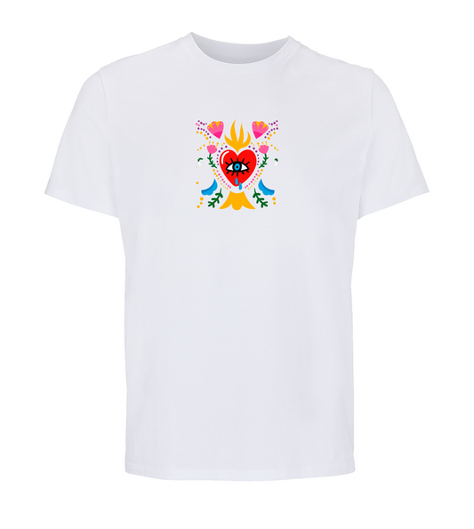 CAMISETA MUJER BALLENAS MEDIA MANGA