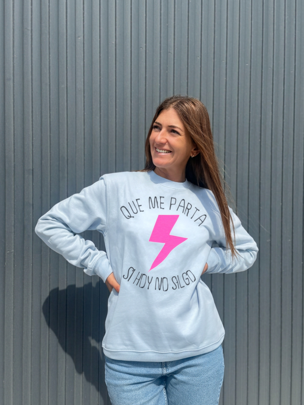SUDADERA QUE ME PARTA UN RAYO