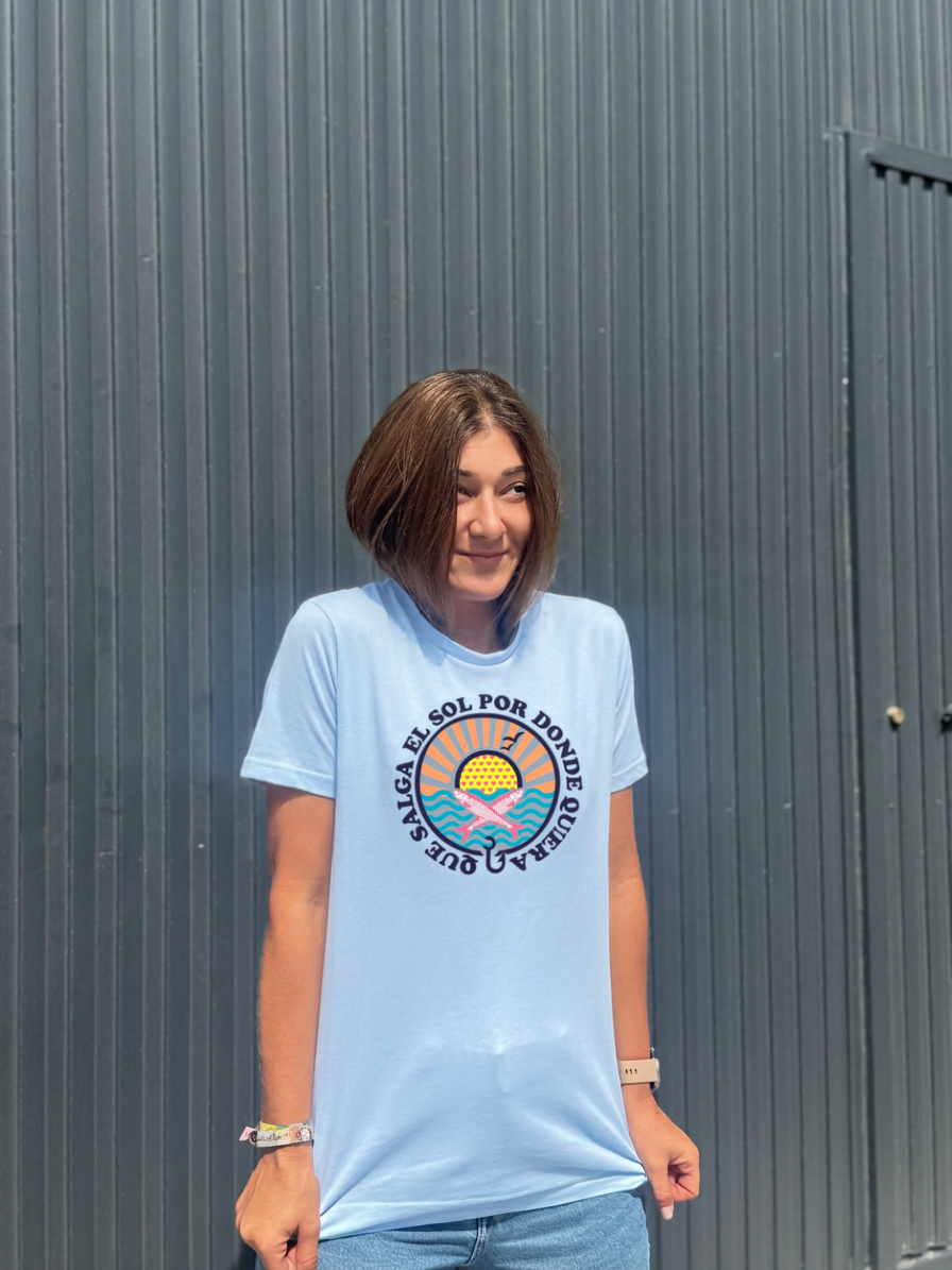 CAMISETA SALGA EL SOL POR DONDE QUIERA