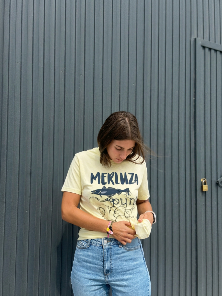 CAMISETA MERLUZA PUNK