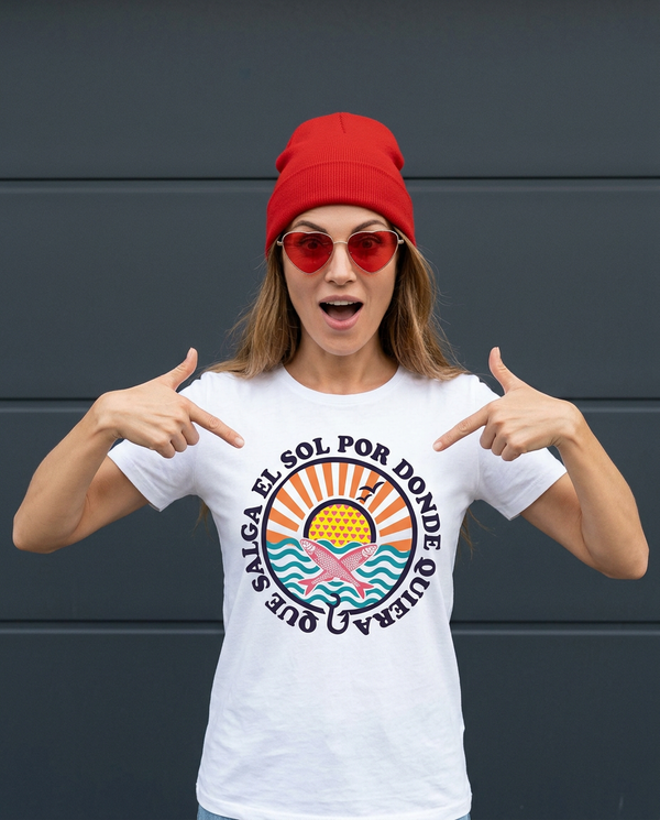 CAMISETA SALGA EL SOL POR DONDE QUIERA