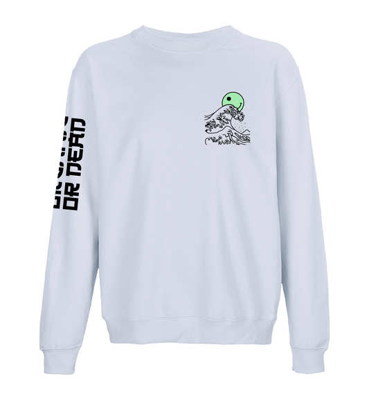 SUDADERA OLA NO PASA DOS VECES HOMBRE