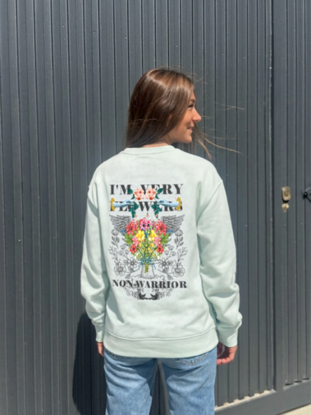 SUDADERA I'M VERY FLOWERS