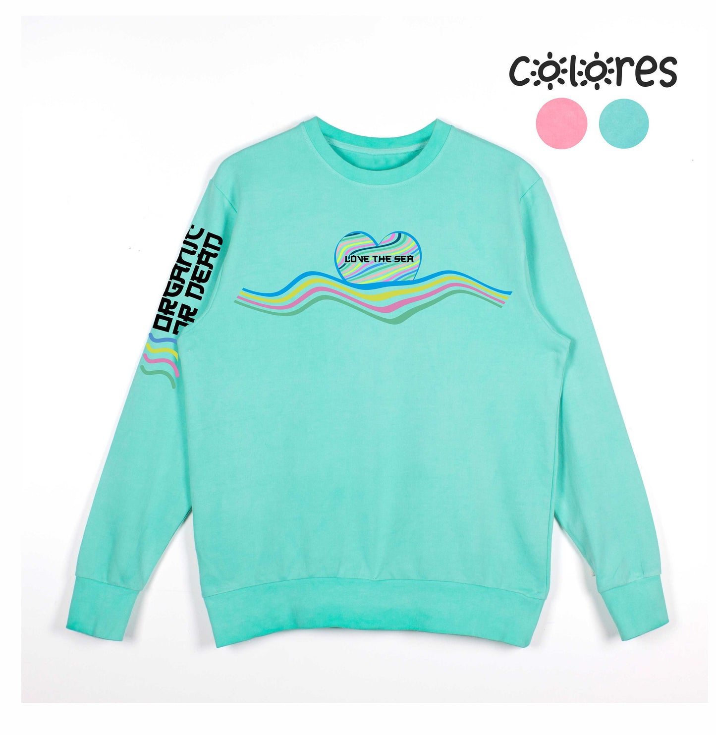 SUDADERA LOVE THE SEA MUJER